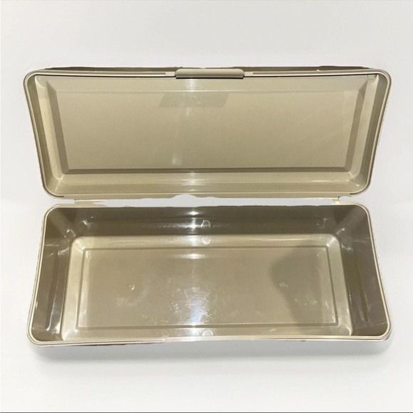 Vintage Aladdin Lunch Bag Insulated Pitcher and Plastic Food Box Tan 12”x10”x5” - Picture 8 of 15